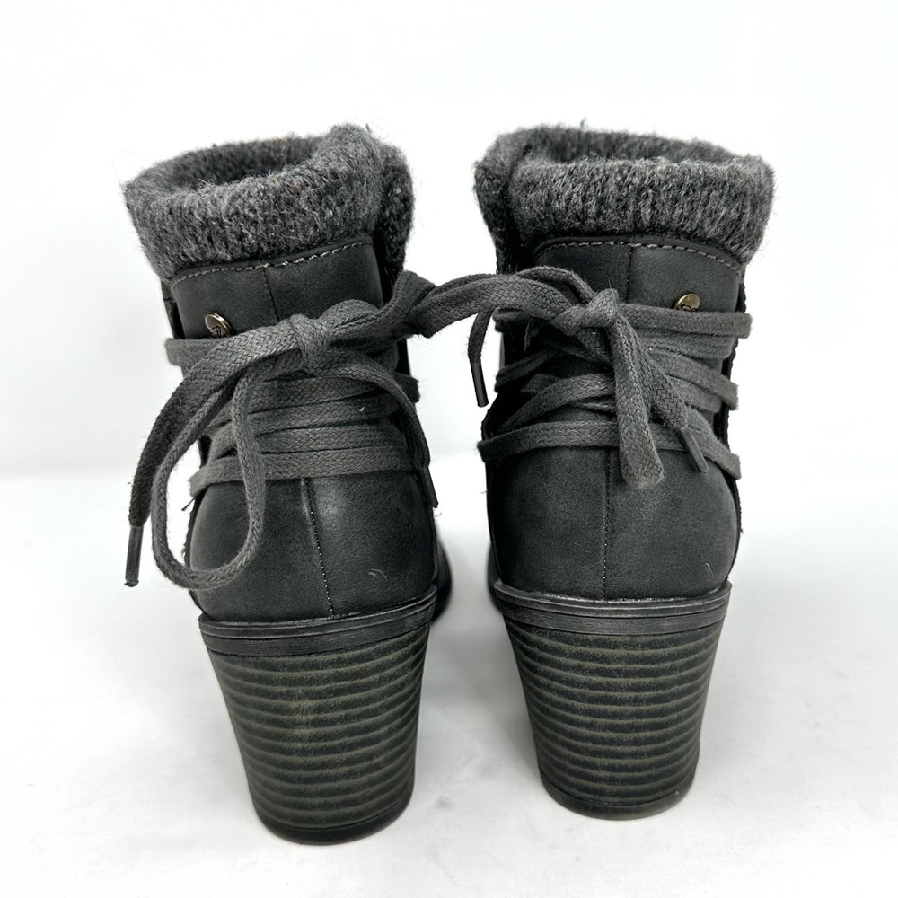 Roxy Dakota Heeled Ankle Booties Dark Gray - Picture 9 of 14